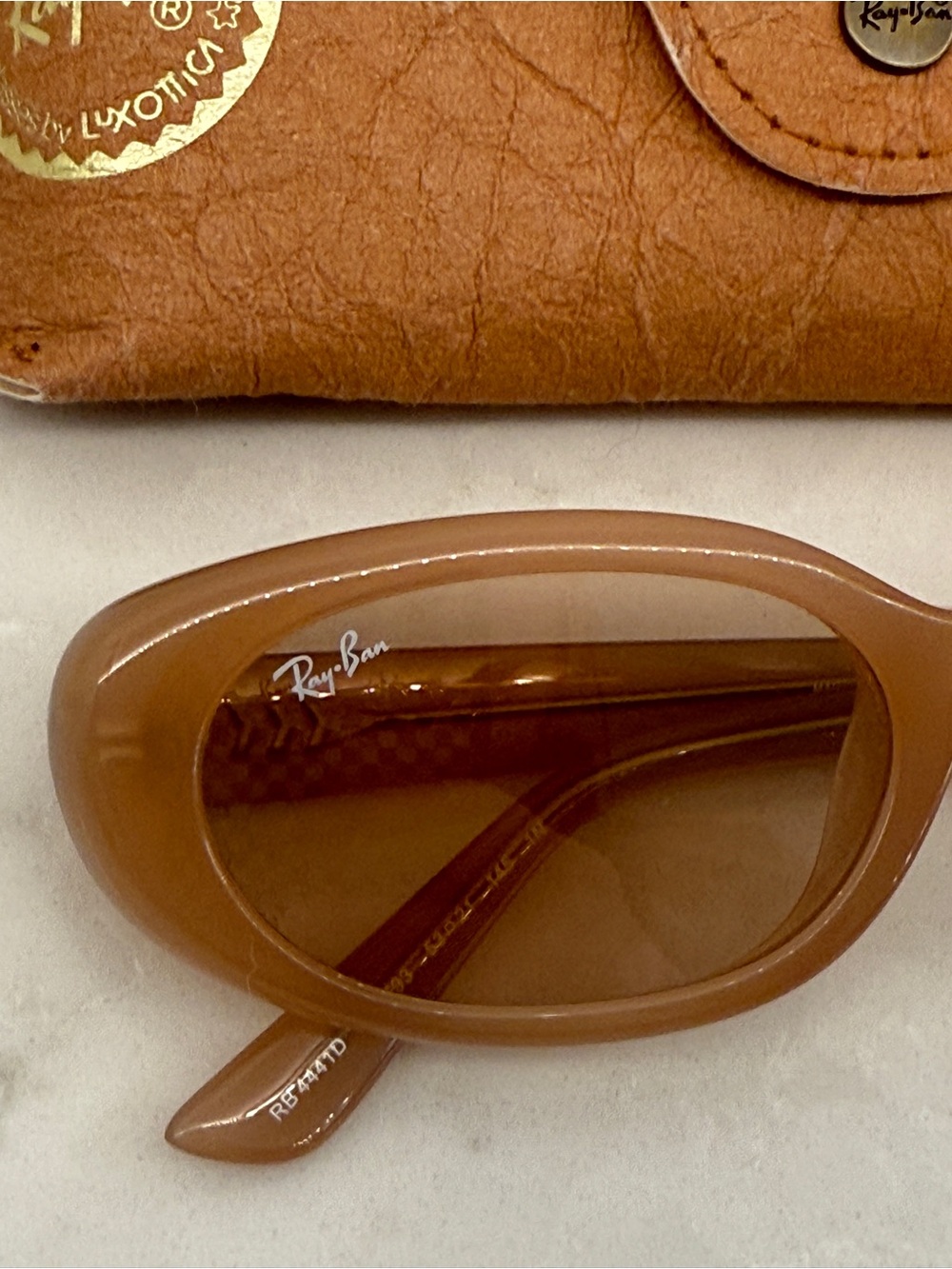 EUC RAY-BAN RB 4441D OPAL BEIGE CAT EYE SUNGLASSES - Picture 4 of 6